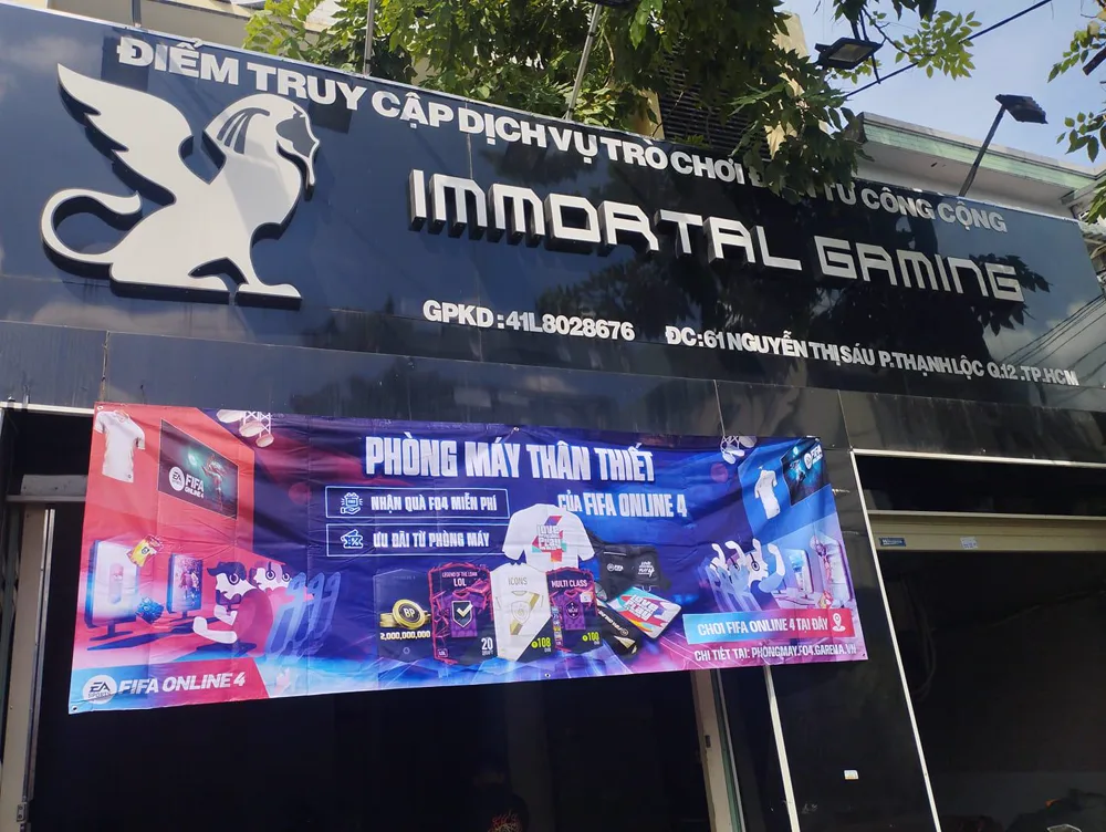 Phòng máy Immortal Gaming Thạnh Lộc