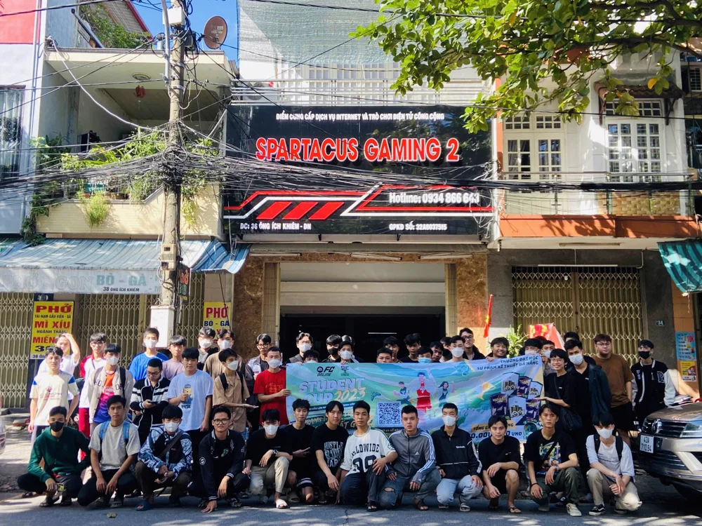 Phòng máy Spartacus Gaming CS2