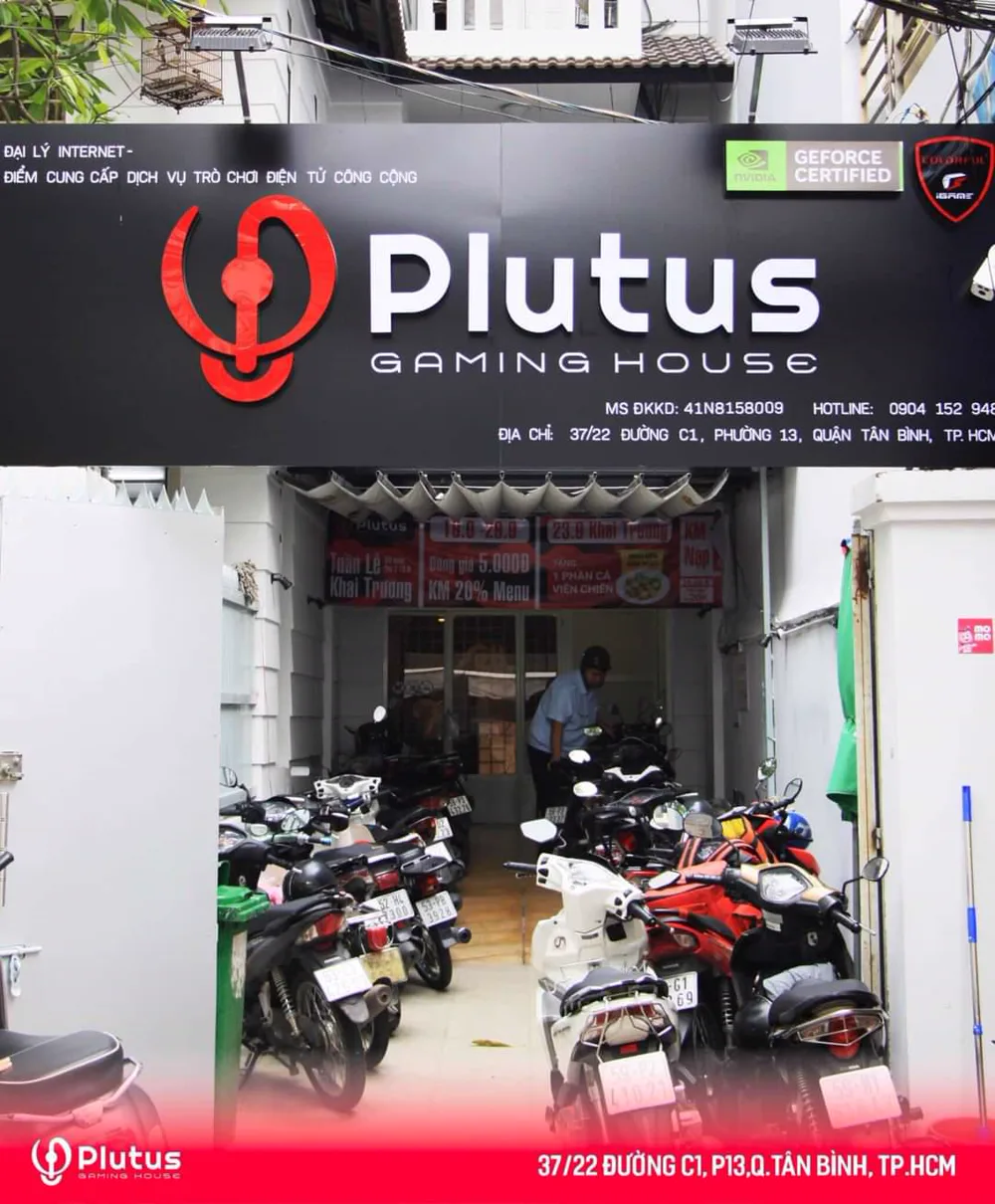 Phòng máy Plutus Gaming